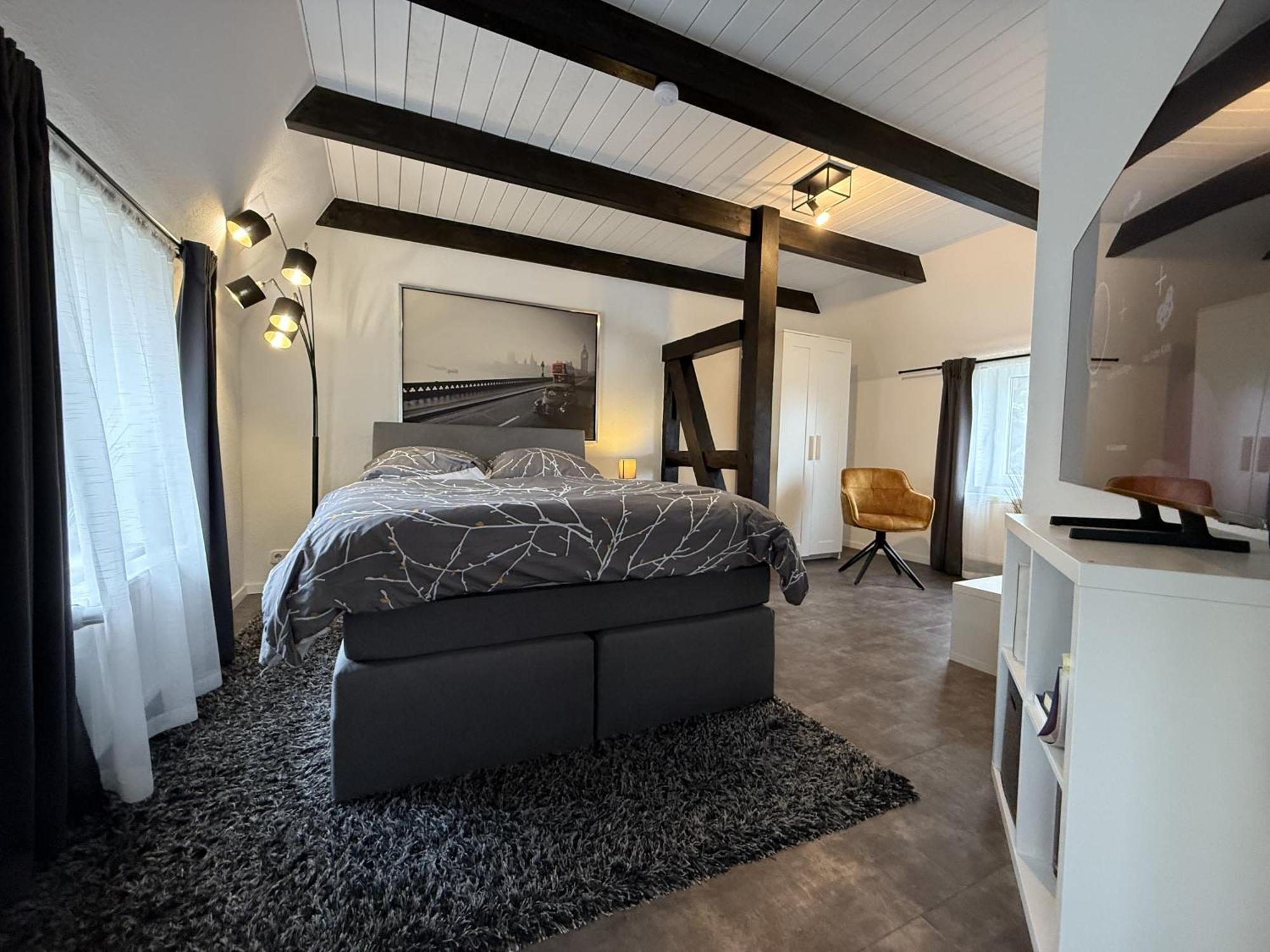 Fachwerkhaus Mit 2 Getrennten Schlafzimmern, Wohnzimmer Und Kueche 巴克贝格 外观 照片
