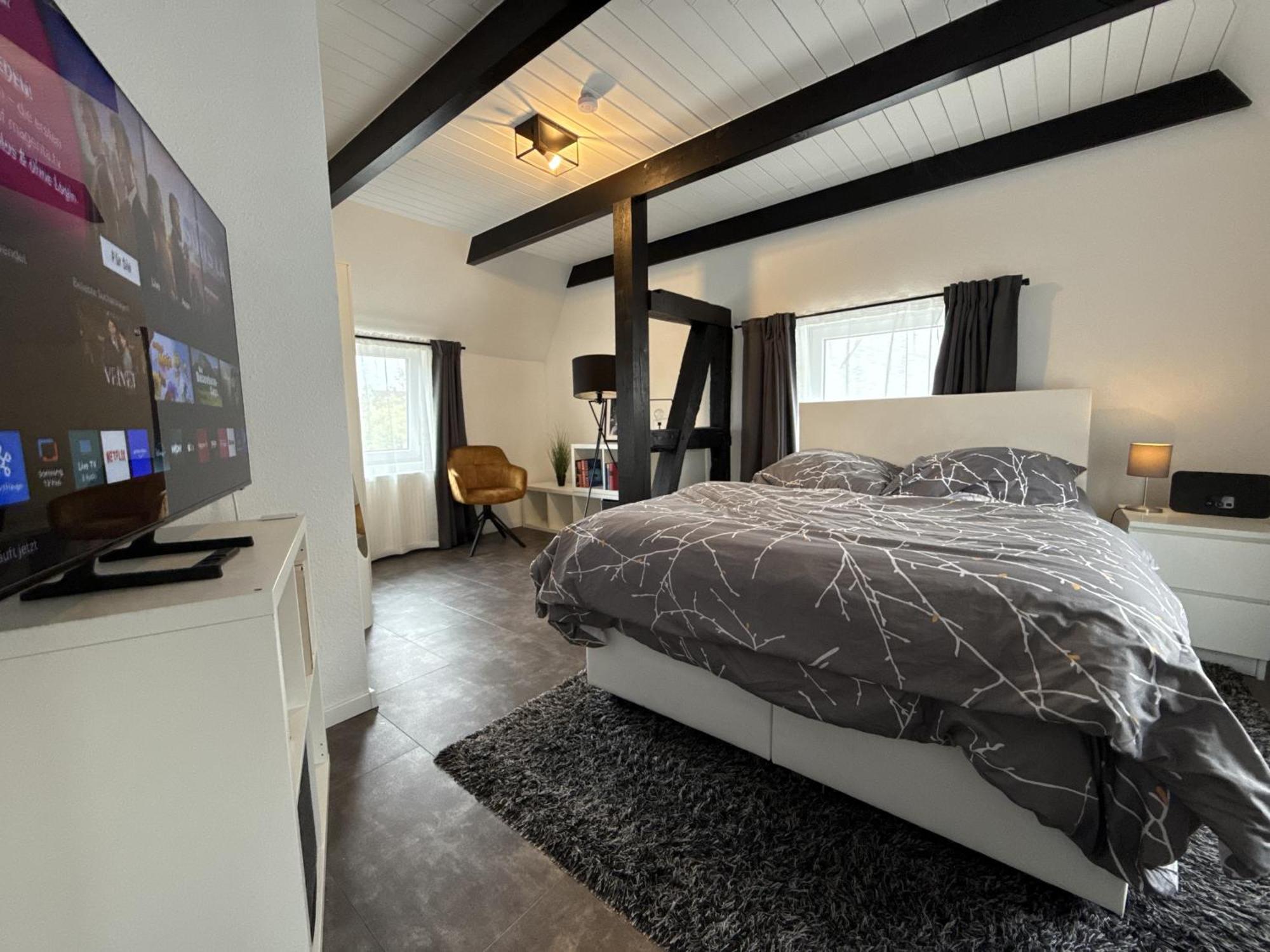 Fachwerkhaus Mit 2 Getrennten Schlafzimmern, Wohnzimmer Und Kueche 巴克贝格 外观 照片